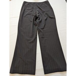 Rafaella Petites Pinstripe Dress Pants Womens 14P Black Career Trousers
